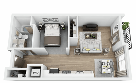 Boathouse Studio Apartment C